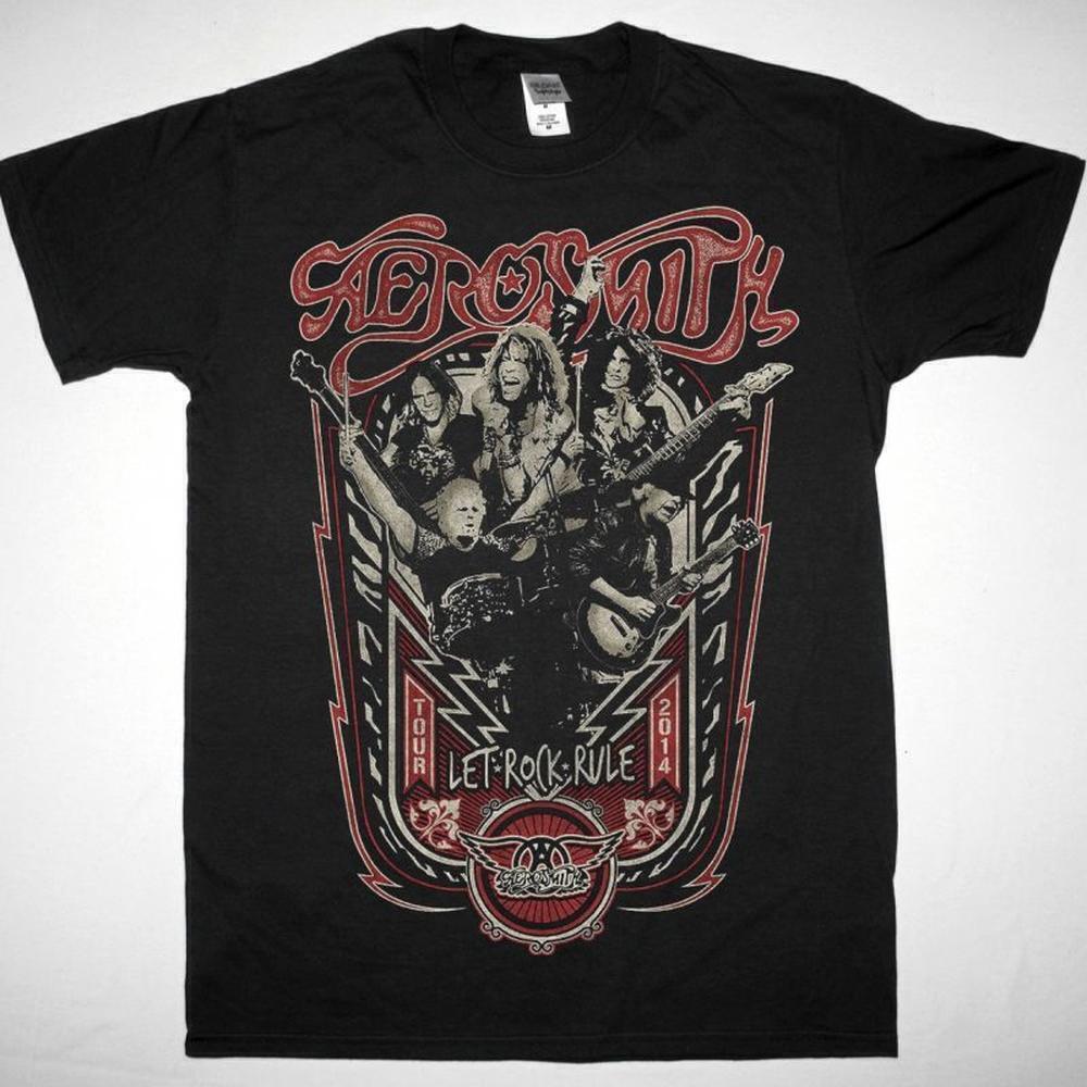 Aerosmith Let Rock Rule 2014 Tour Fan Graphic Unisex T-Shirt